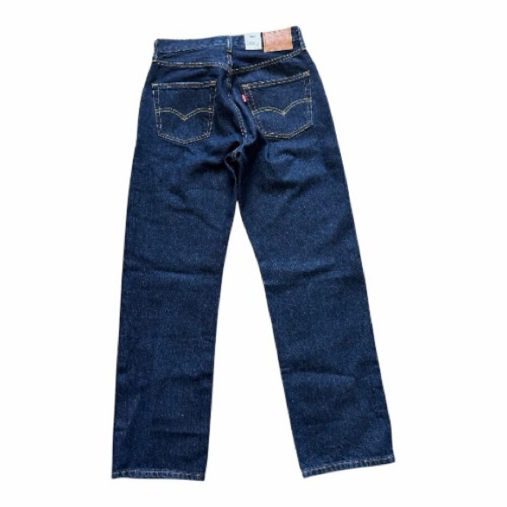 Levi's Dark Blue Straight Leg Jeans - Picture 3 of 5